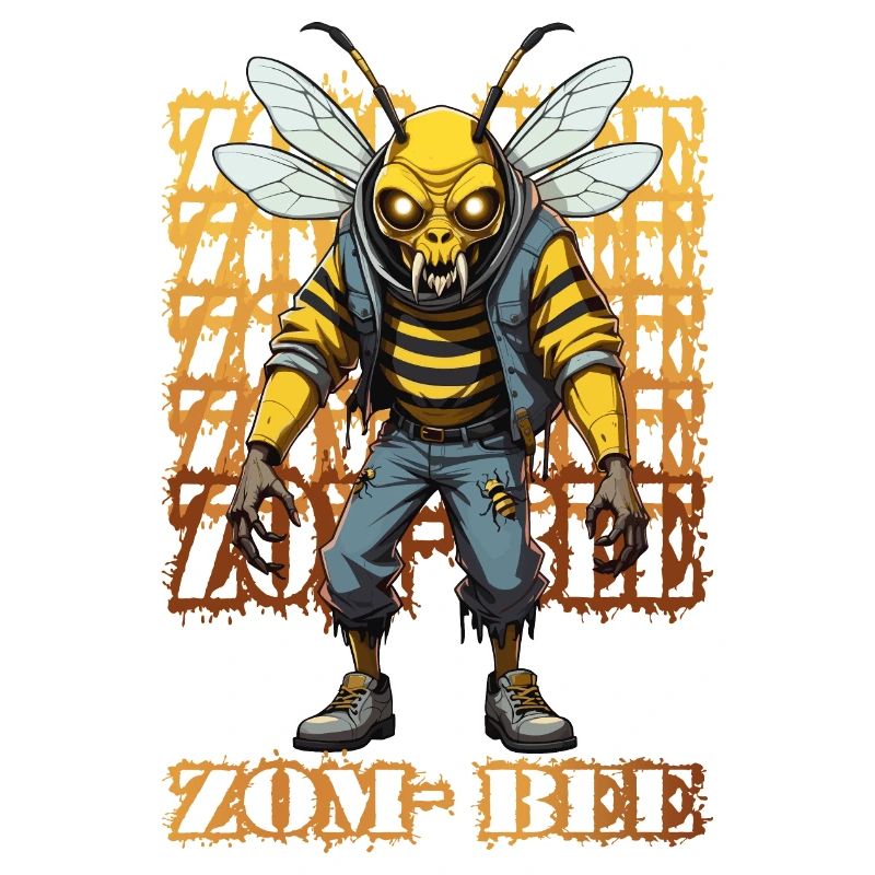 Creepy zombie bee