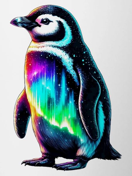 Aurora Borealis Penguin