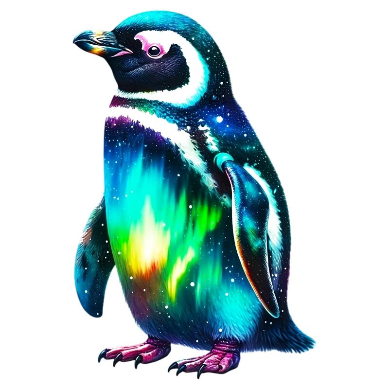Aurora Borealis Penguin