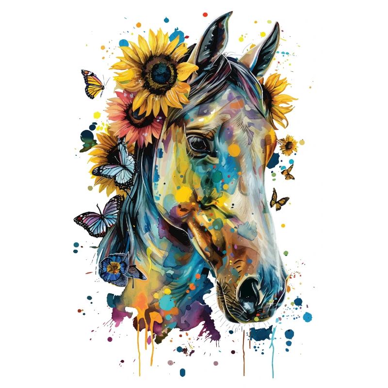 Cheval peint