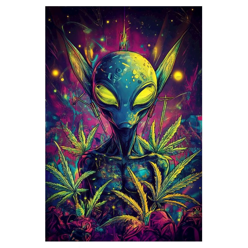 Neonalia with space plants