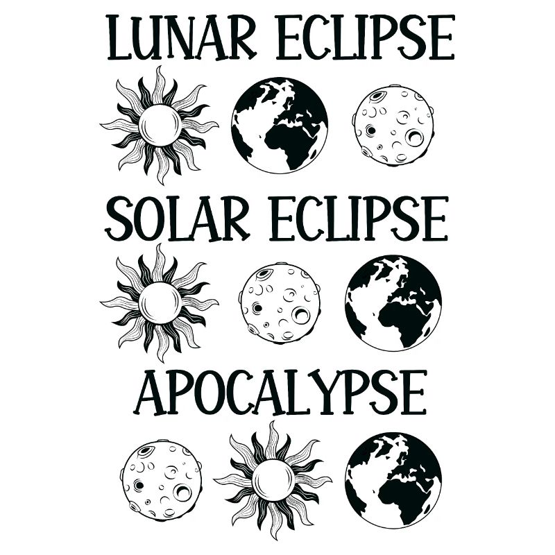 Éclipse lunaire Éclipse solaire Apocalypse