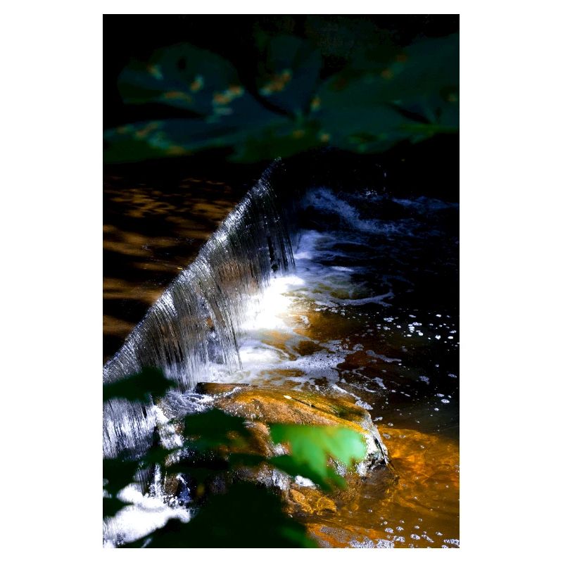 Moonlight Waterfall Riverbed