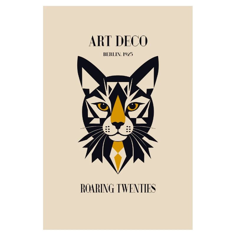 Art Deco Cat