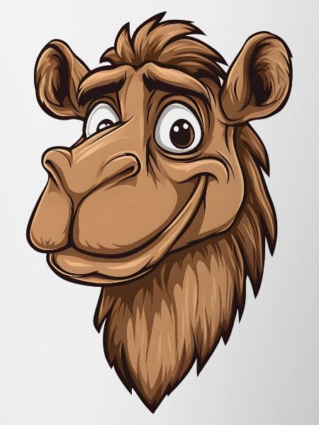 Funny Camel Cartoon