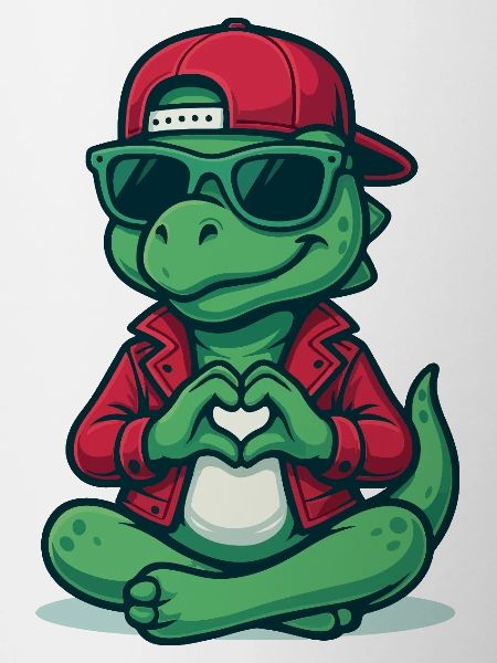 Dino Heart Vibes