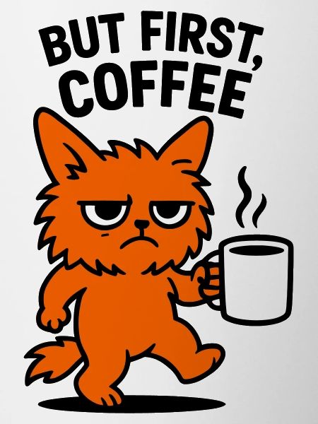 Mais d’abord chat café