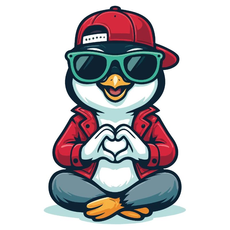 Cool Penguin Love