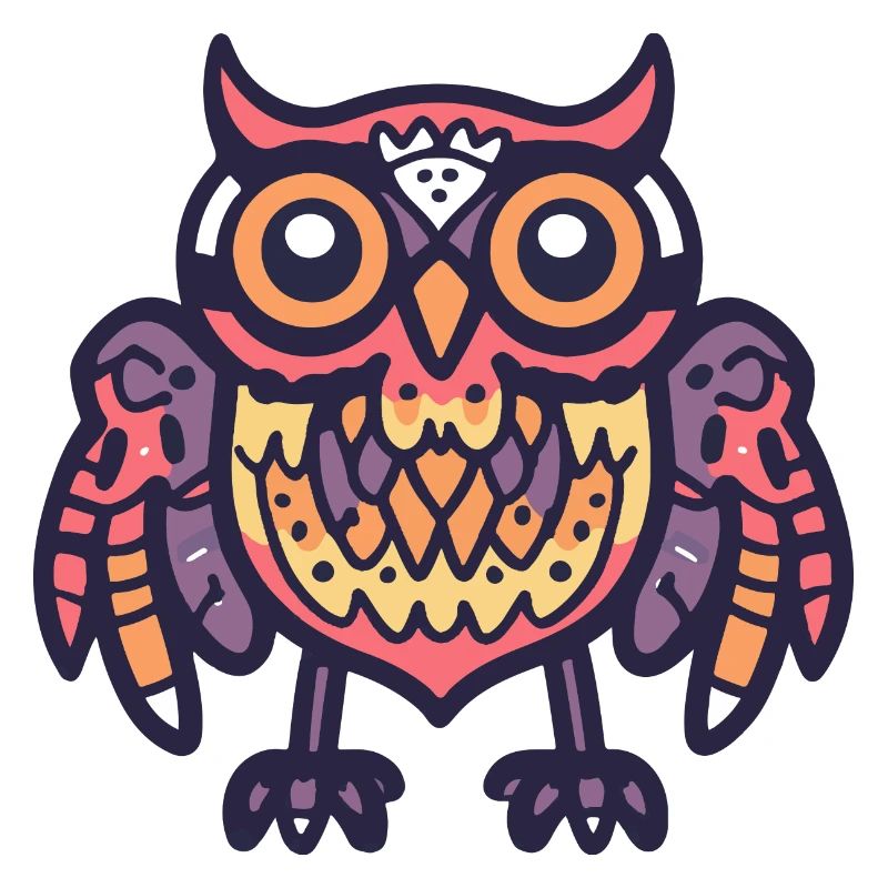 Owl Halloween Comic Zombie