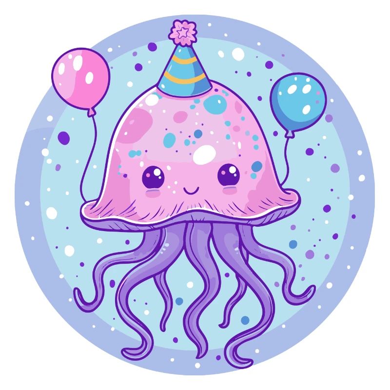 Qualle Geburtstag Comic