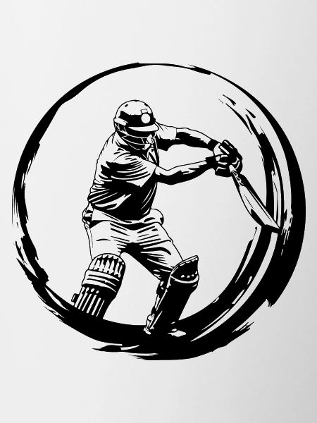 Cricket Silhouette