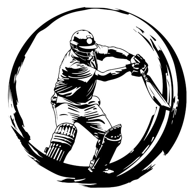 Cricket Silhouette