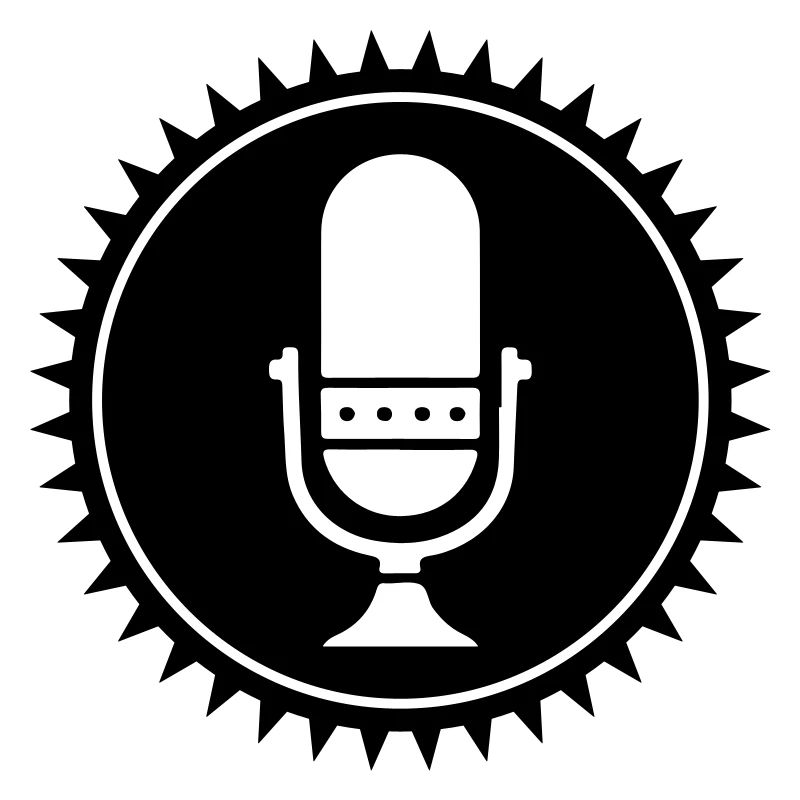 Icône de podcast du microphone