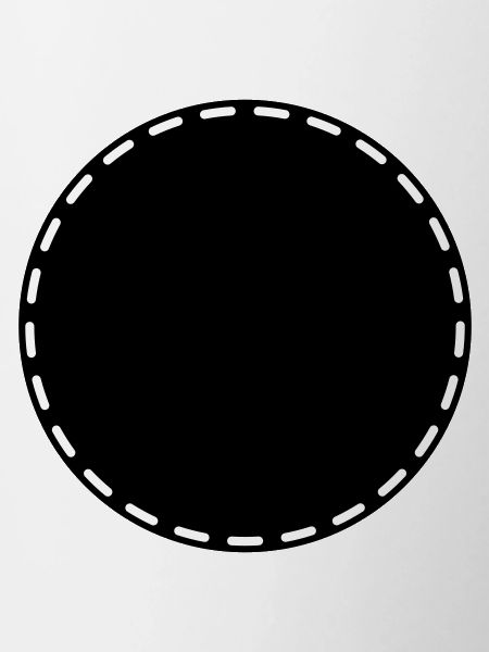 Circle Symbol Placeholder Blank