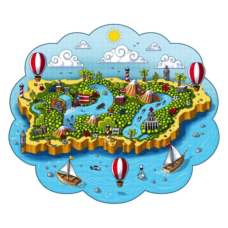 Puerto Rico Map