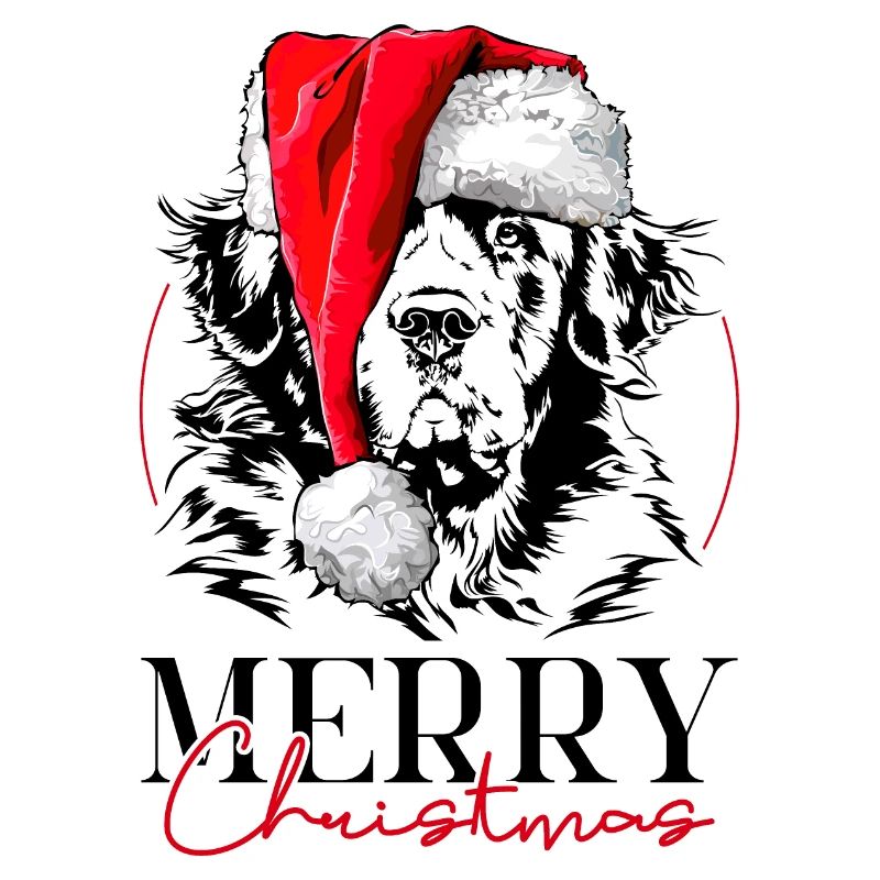Père Noël Joyeux Noël Chiens Chiens Wilsigns