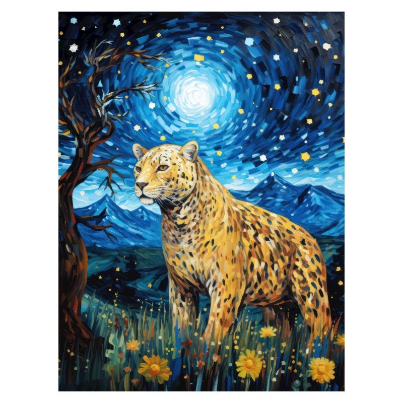 Jaguar Van Gogh Style