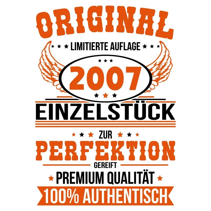 18e anniversaire - Pièce unique originale 2007