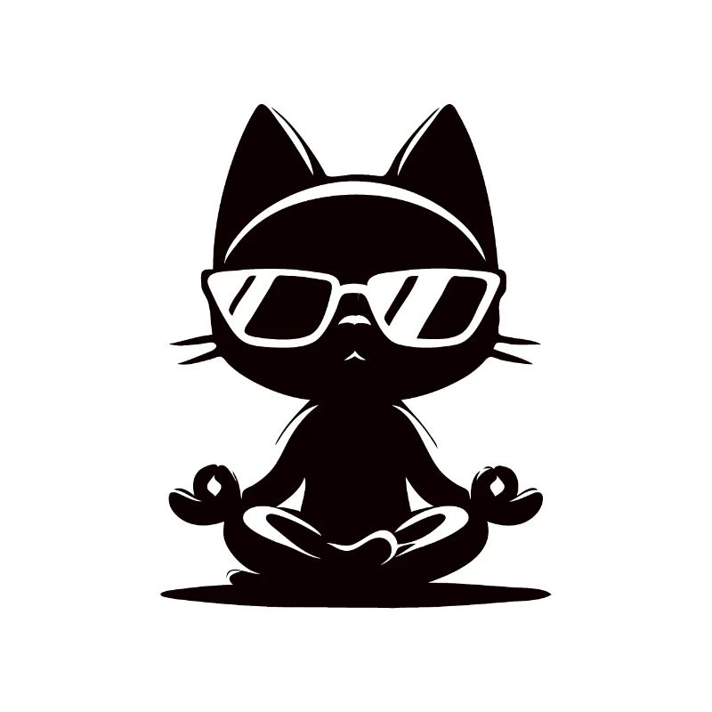 Cool Yoga Cats Design