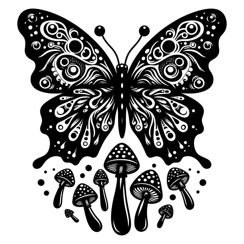 Rêves de champignons papillon