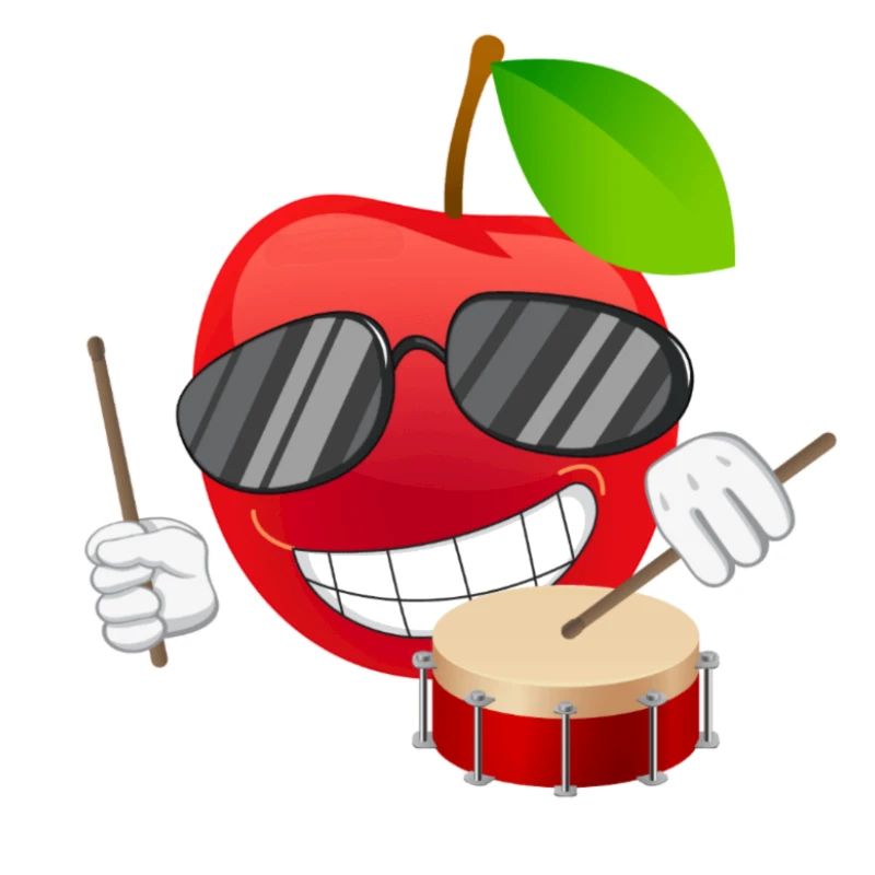 Cherry cherry drum drummer emoji