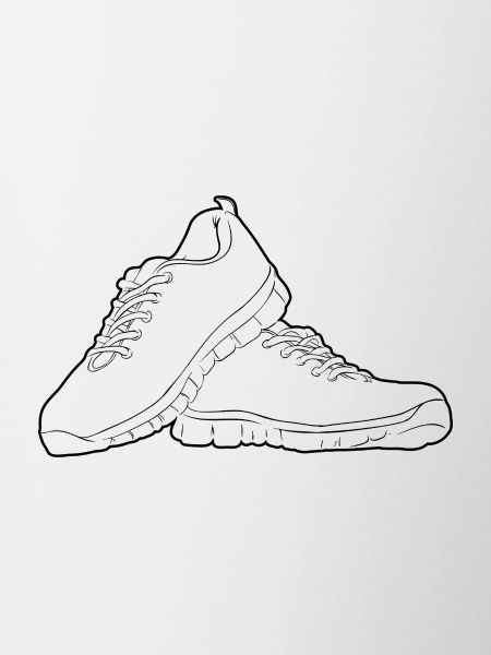 Running shoes Black Solid