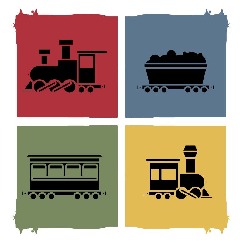 Modeleisenbahn Zug Eisenbahn retro-Lok