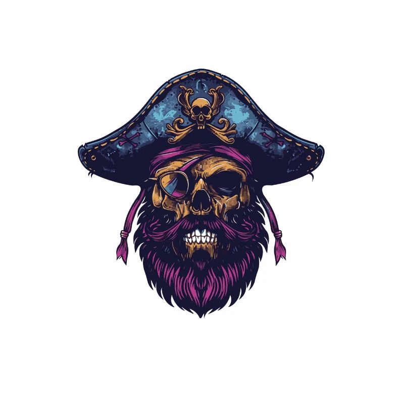 Capitaine Crâne de pirate