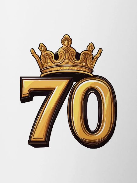 Couronne à 70 chiffres