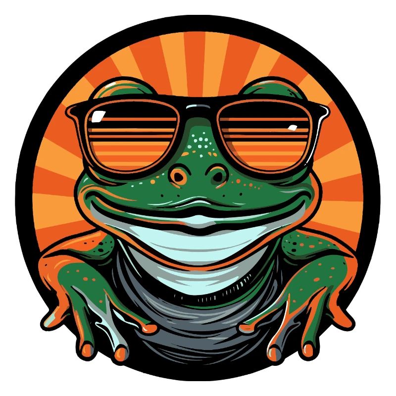 Frog Cool Summer