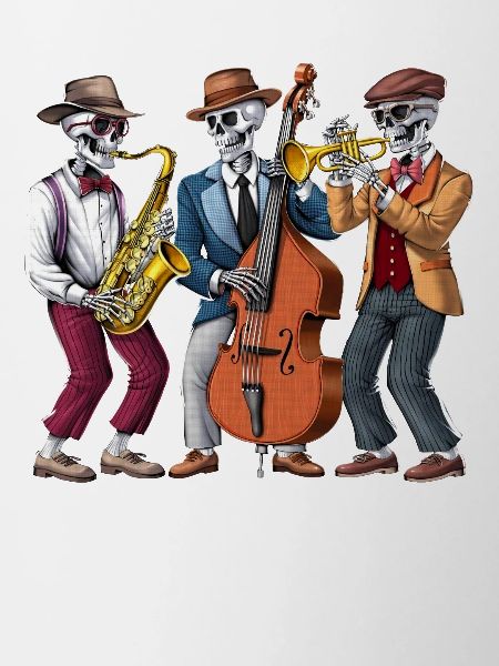 Skeleton Jazz Musicians