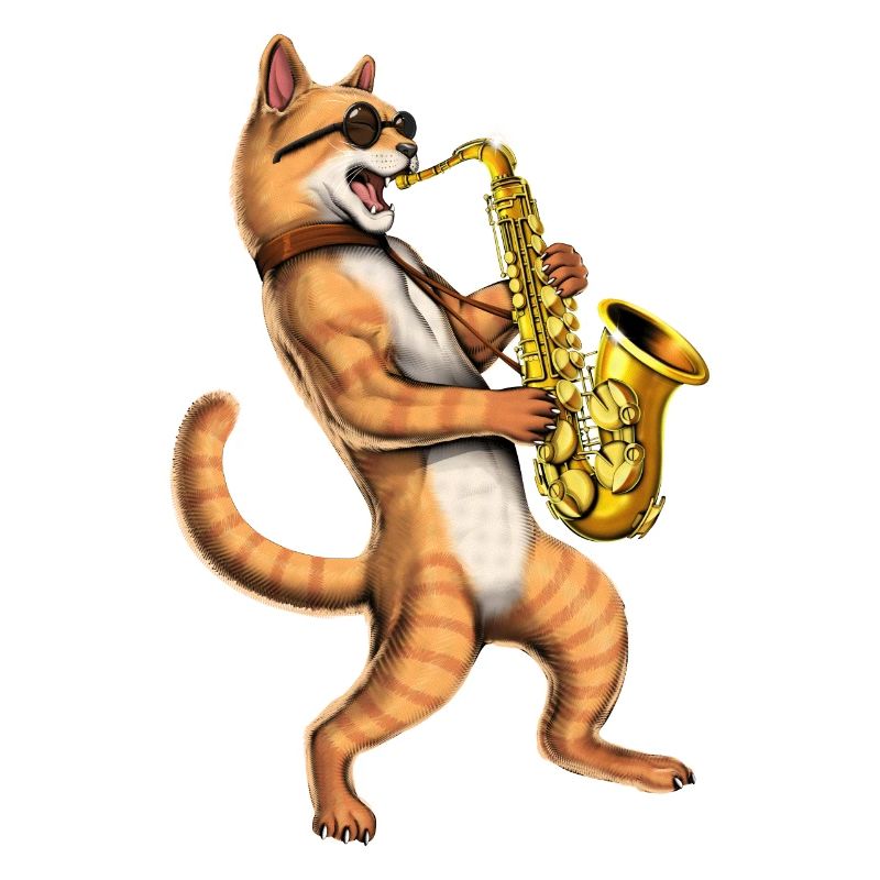 Chat Saxophoniste