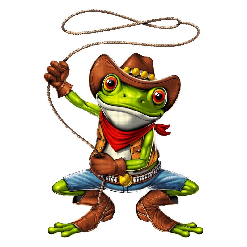 Frosch Cowboy