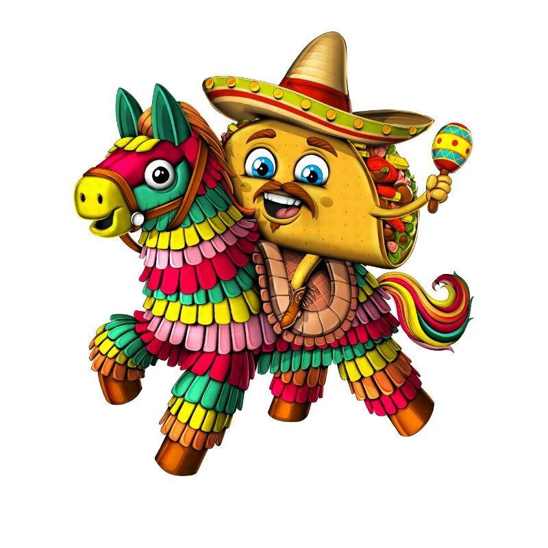 Pinata mexicaine à tacos