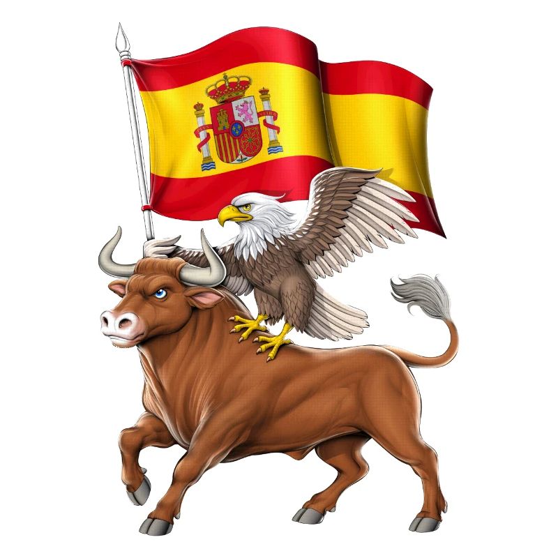 Spanish Bull and Eagle