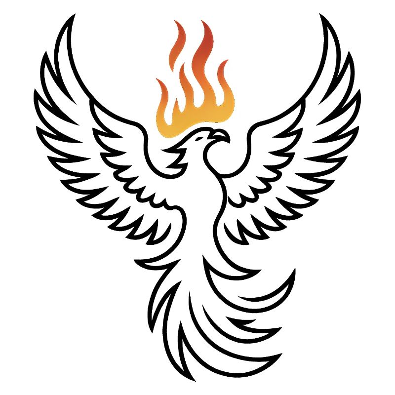 Phoenix - Cool Fantasy Logo
