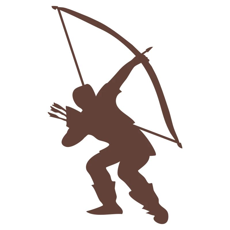Archery longbow medieval design