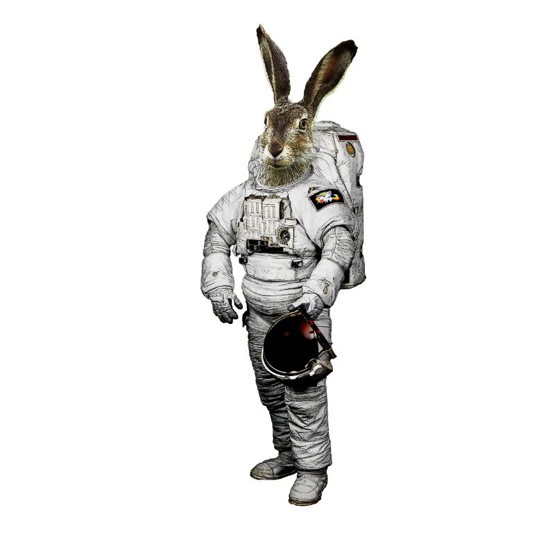Hase Astronaut