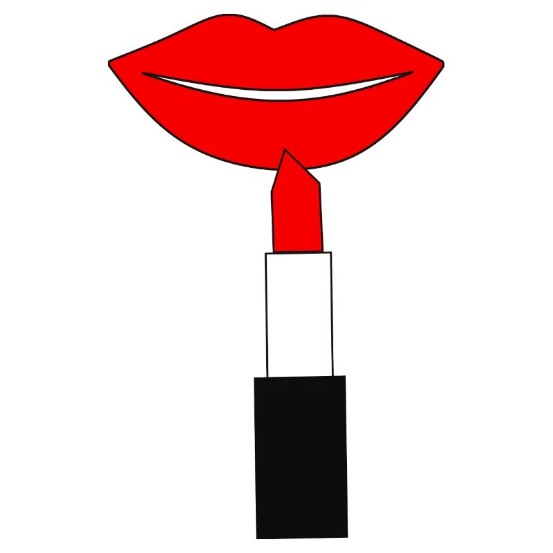 Lippenstift Lippen rot