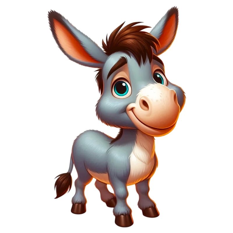 Âne âne tétine mule