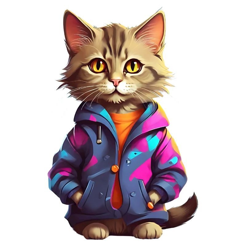 Chat Urbain Stylé