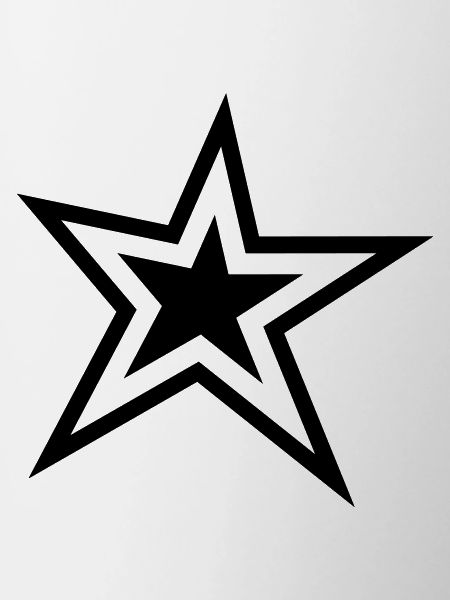 Star with Outline