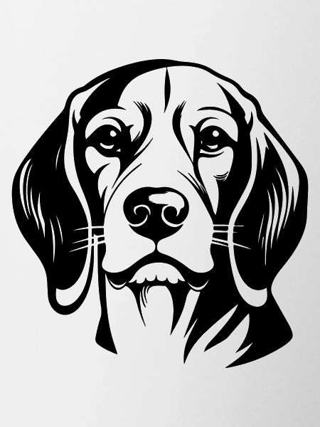 Beagle Dog Head