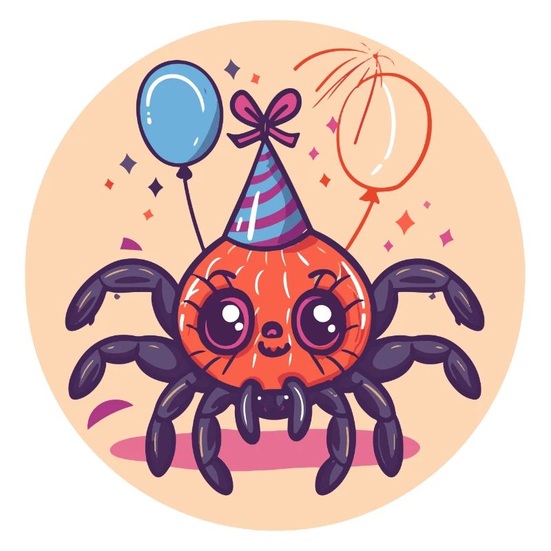 Spider Tarantula Birthday Comic