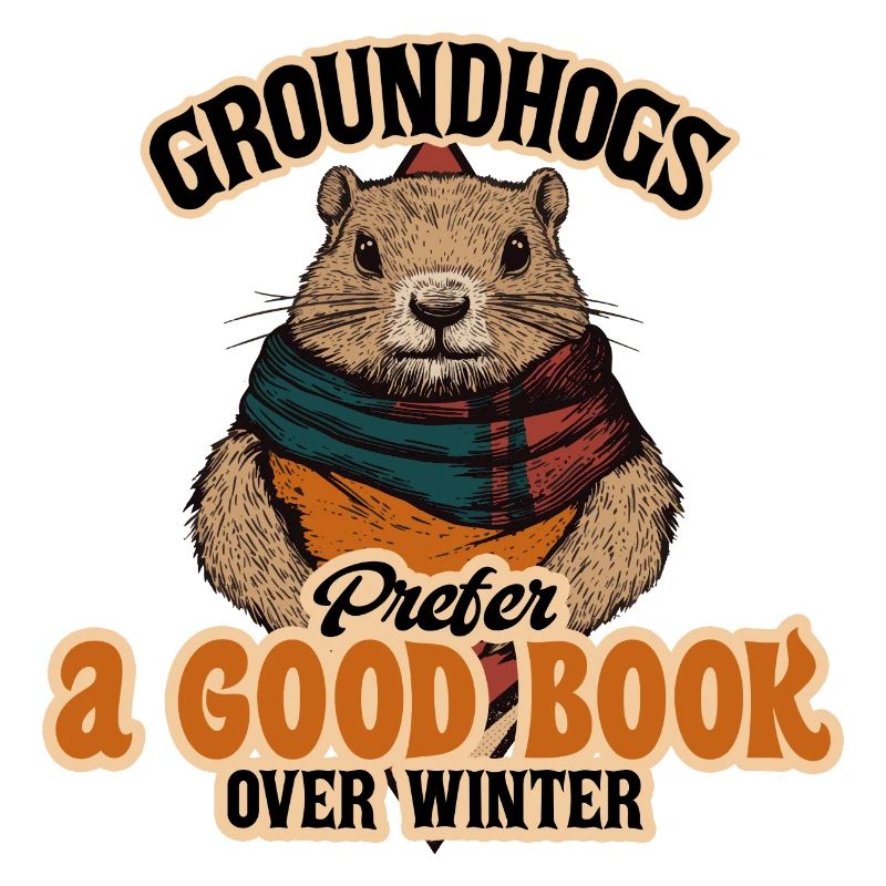 Murmeltiere bevorzugen ein gutes Buch über den Winter