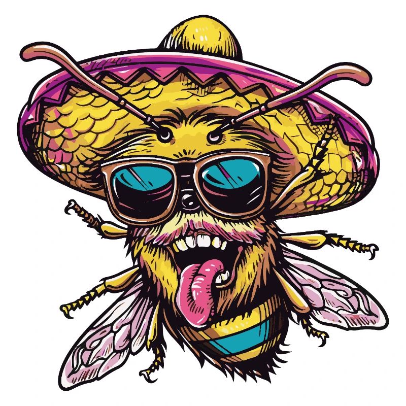 Abeille Drôle Sombrero