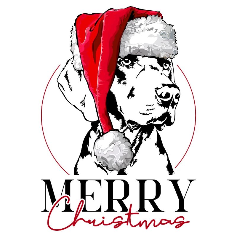 Père Noël joyeux Chiens Wilsigns
