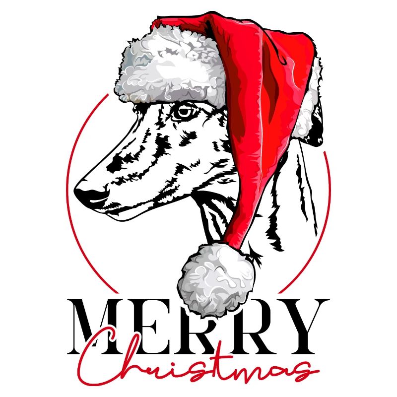 GALGO ESPANOL Joyeux Noël Lévrier Wilsigns