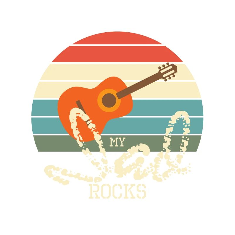 Conception de guitare - My Dad Rocks