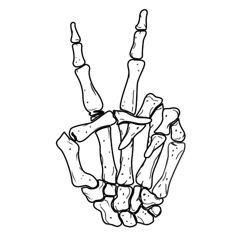 Viktory main squelette